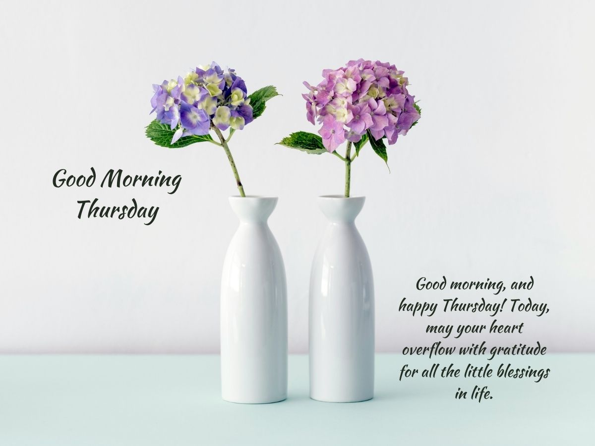 A cheerful "Good Morning Thursday" graphic featuring bright colors and uplifting designs to inspire positivity.